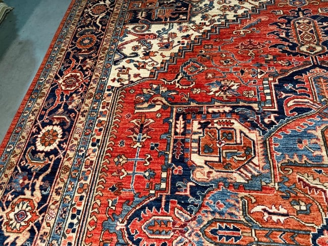 Stunning Super Serapi Rug 9x11.9 - 6