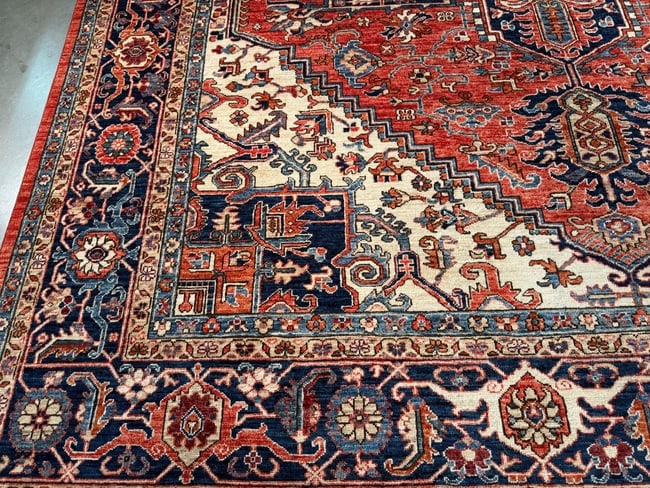 Stunning Super Serapi Rug 9x11.9 - 7
