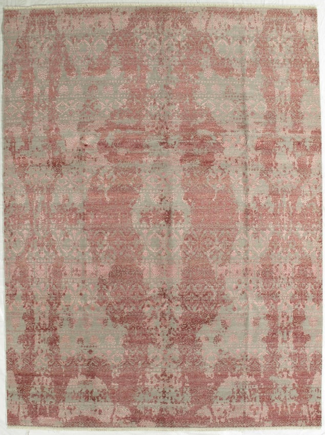 Indo-Contemporary 9.1x12.2: Title: Indo-Contemporary 9.1x12.2 Origin: India Year:New Materials:wool/silk Size:9.1x12.2 Description:fine Indo-Contemporary Reserve: $3,850.00 Shipping: Domestic: Flat-rate of $160.00 to anywhere