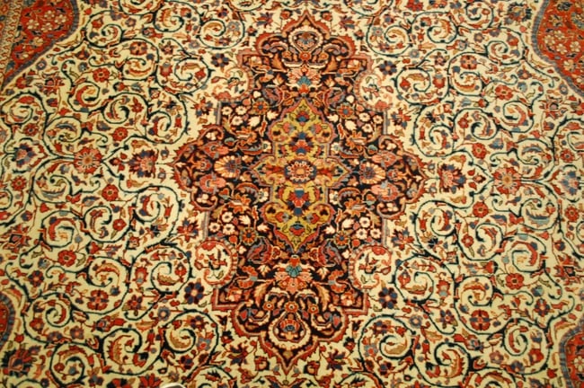 KASHAN ORIENTAL RUG 8'4"x11'3" - 8