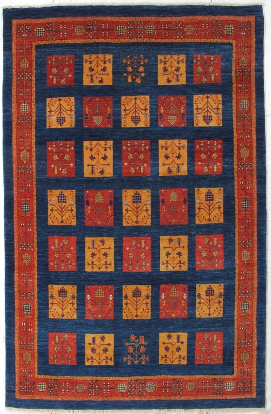 Lori-Gabbeh 6.8x10.3: Title: Lori-Gabbeh 6.8x10.3 Origin: Iran Year:New Materials:wool Size:6.8x10.3 Description:Lori Gabbeh Persian Reserve: $2,500.00 Shipping: Domestic: Flat-rate of $150.00 to anywhere within the contig