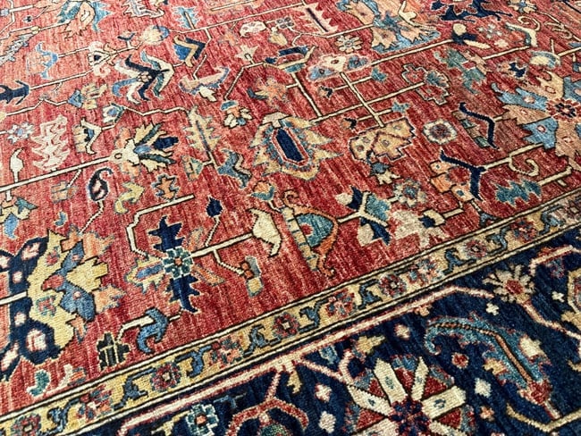 Exquisite Fine Serapi Design Rug 9.1x11.9 - 4