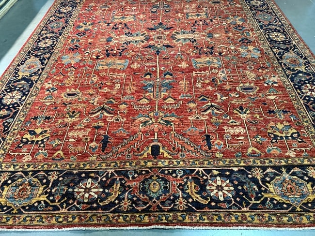 Exquisite Fine Serapi Design Rug 9.1x11.9 - 6
