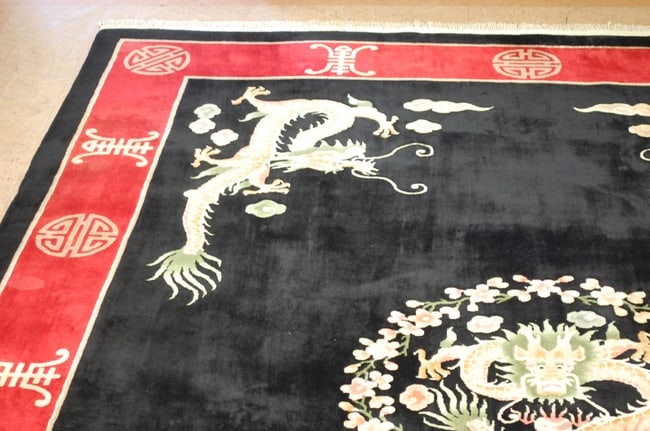 CHINESE NICHOLS RUG 9'x12'2" - 2