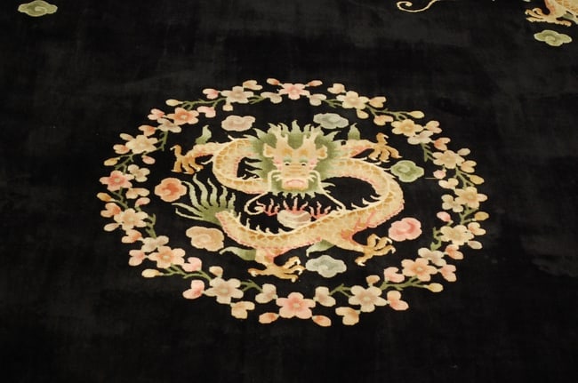 CHINESE NICHOLS RUG 9'x12'2" - 3