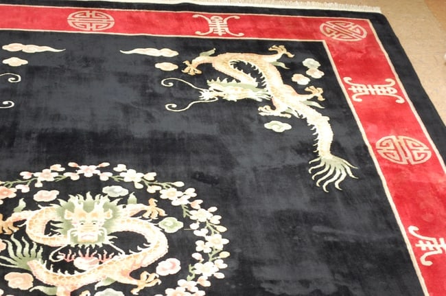 CHINESE NICHOLS RUG 9'x12'2" - 4