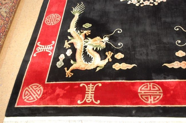 CHINESE NICHOLS RUG 9'x12'2" - 5