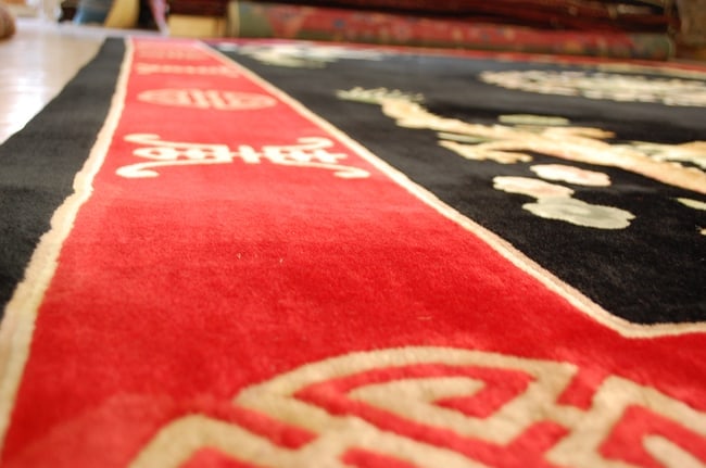 CHINESE NICHOLS RUG 9'x12'2" - 9