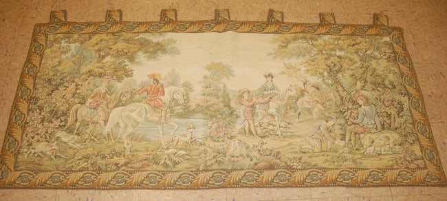 Tapestry French European Hand Loomed Victorian 2'8"X5'7" (1 of 10)