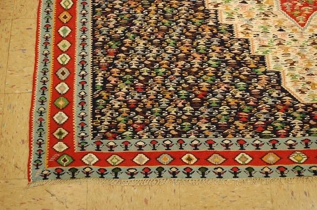 Persian KILIM RUG 6'6" x 9'8" - 3