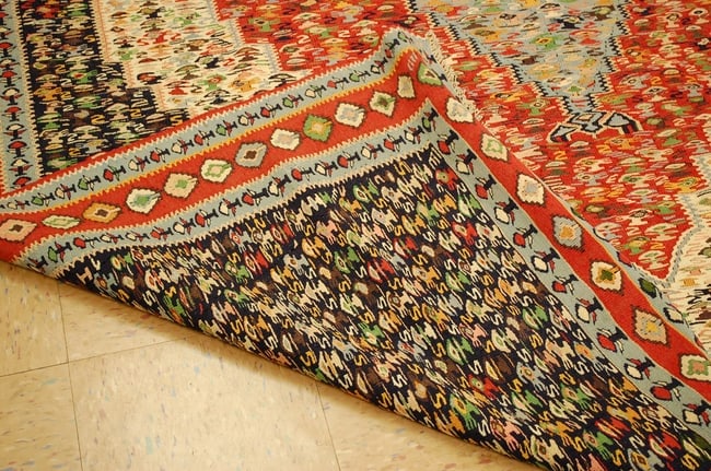 Persian KILIM RUG 6'6" x 9'8" - 9