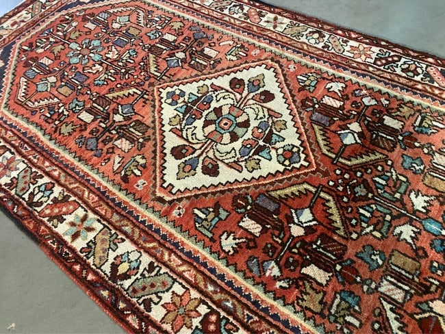 EXQUISITE PERSIAN RUG 3'.7"x7' - 2