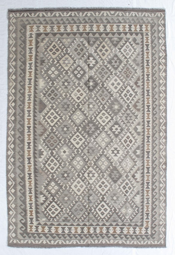 Kelim 6.5x9.6: Title: Kelim 6.5x9.6 Origin: Afghanistan Year:New Materials:wool Size:6.5x9.6 Description:Afghan Kelim Reserve: $500.00 Shipping: Domestic: Flat-rate of $70.00 to anywhere within the contiguous U.S.