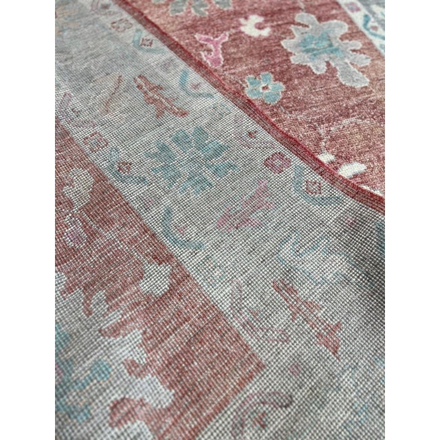 Oushak design wool rug - 4