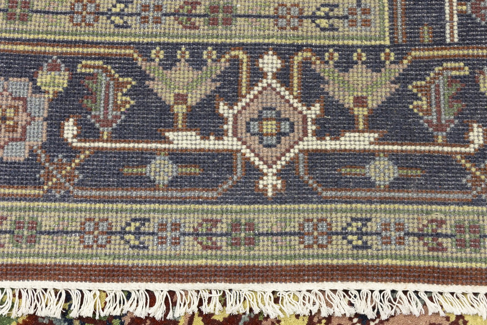 Red Geometric 8X10 Heriz Serapi Oriental Rug - 19