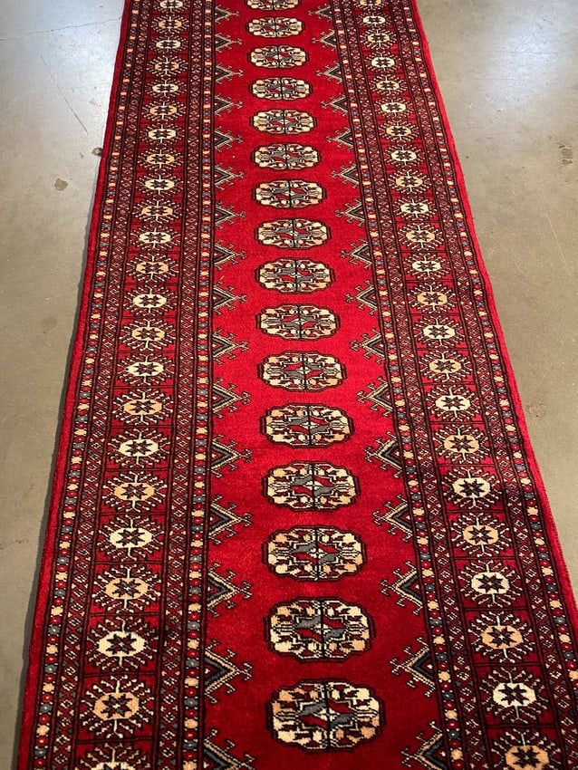 Authentic Bokhars Runner 2'.7" X 11' - 2
