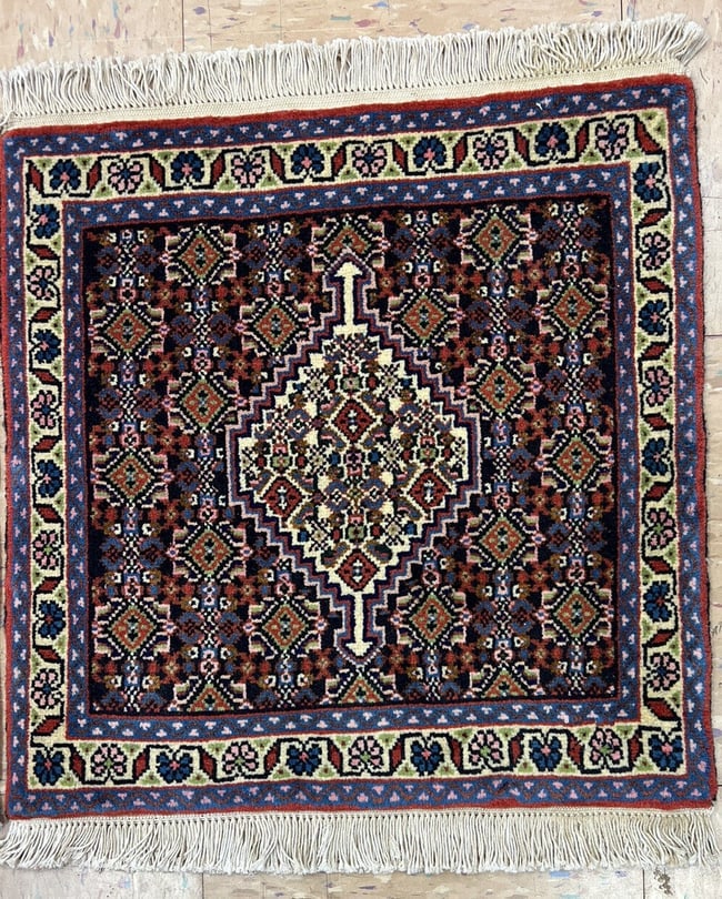 Two Similar PERSIAN BIJAR Rugs, 1'6" X 1'9" (1 of 4)