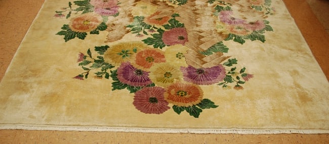 CHINESE NICHOLS RUG 8'10 x 11'9" - 7