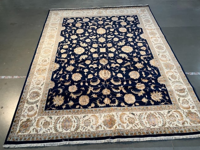 EXQUISITE SILK &WOOL RUG 9x12 (1 of 9)