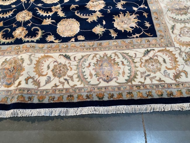 EXQUISITE SILK &WOOL RUG 9x12 - 2