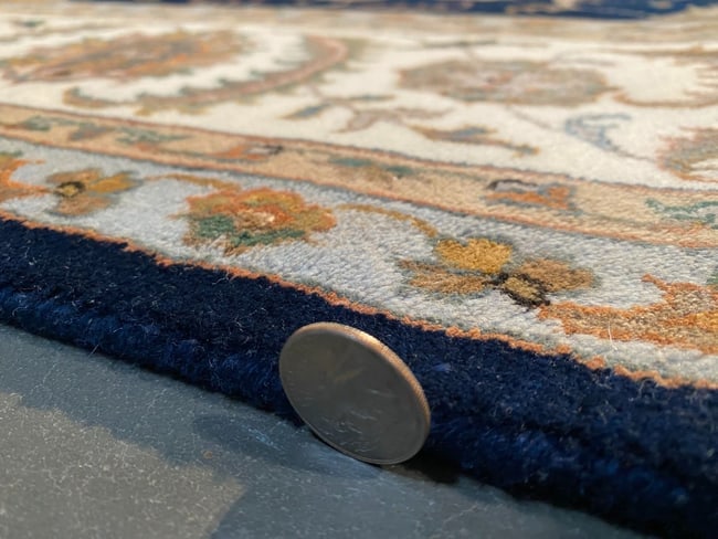 EXQUISITE SILK &WOOL RUG 9x12 - 7