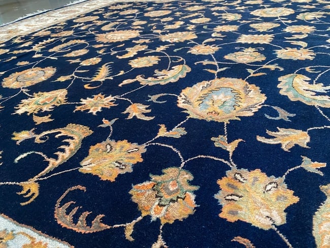 EXQUISITE SILK &WOOL RUG 9x12 - 8