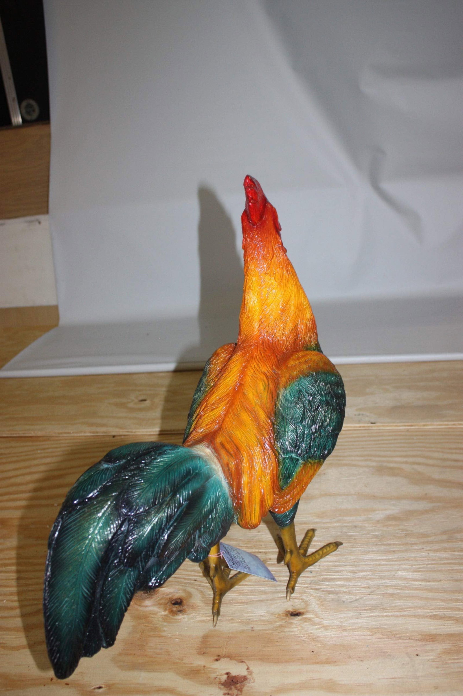 Bronze Statue of a Standing Rooster - Cockerel - 10
