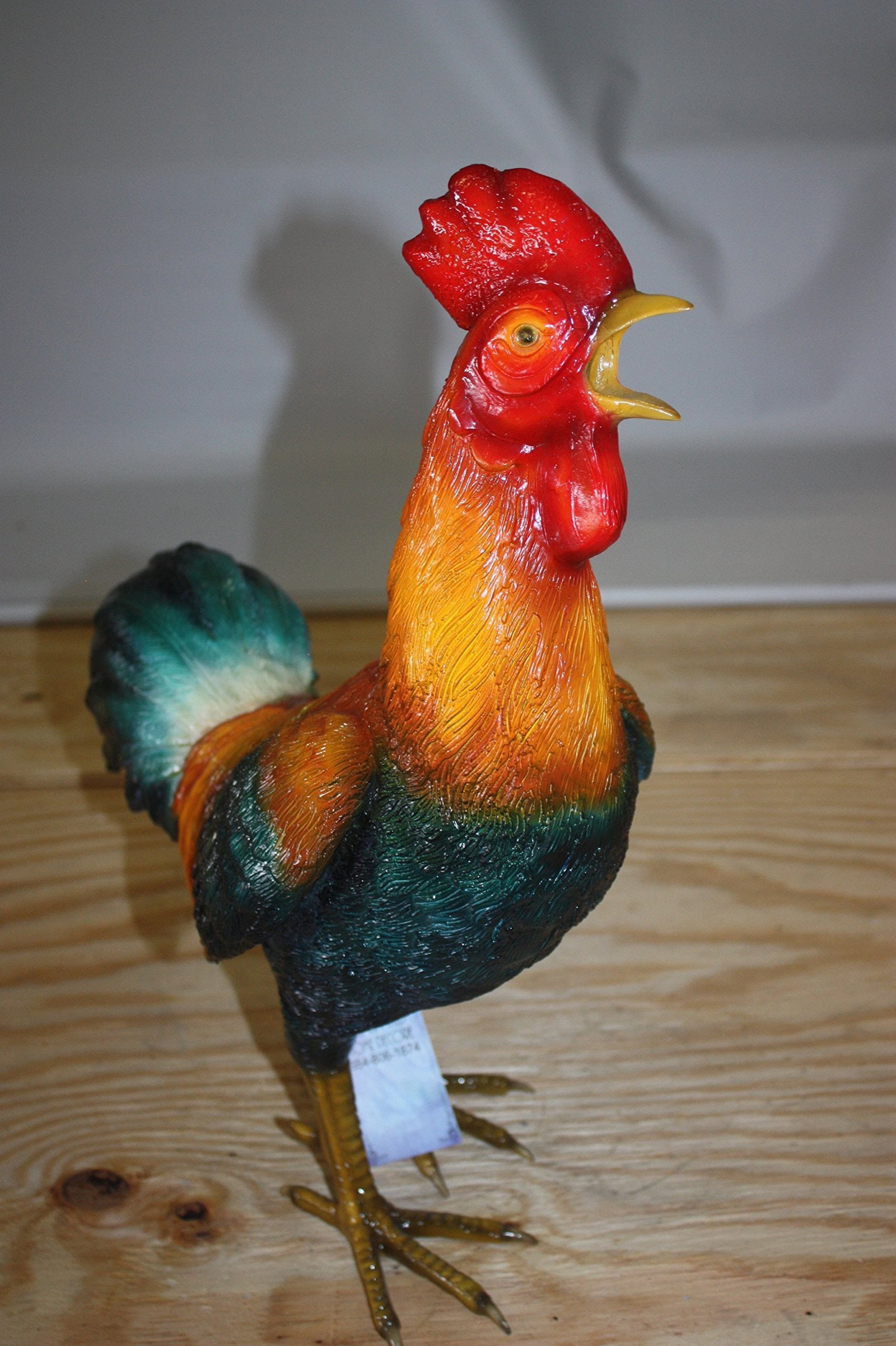 Bronze Statue of a Standing Rooster - Cockerel - 11