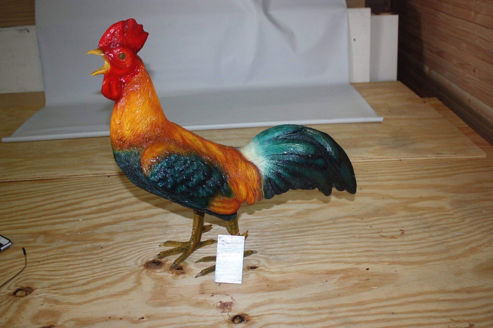 Bronze Statue of a Standing Rooster - Cockerel - 7