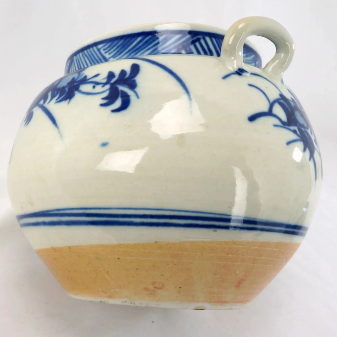 Large Chinese Floral Tea Pot C. 1900 - 12