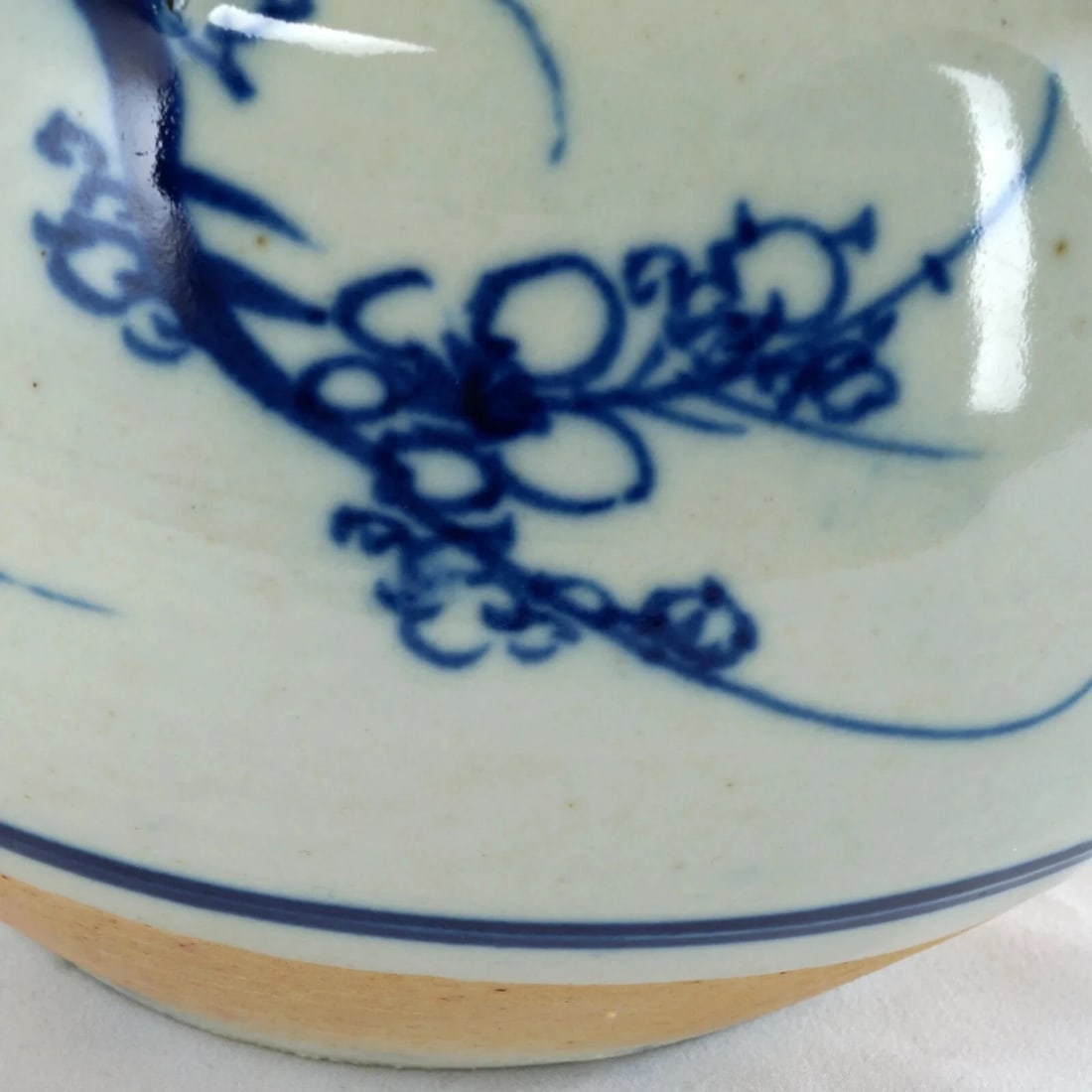 Large Chinese Floral Tea Pot C. 1900 - 8