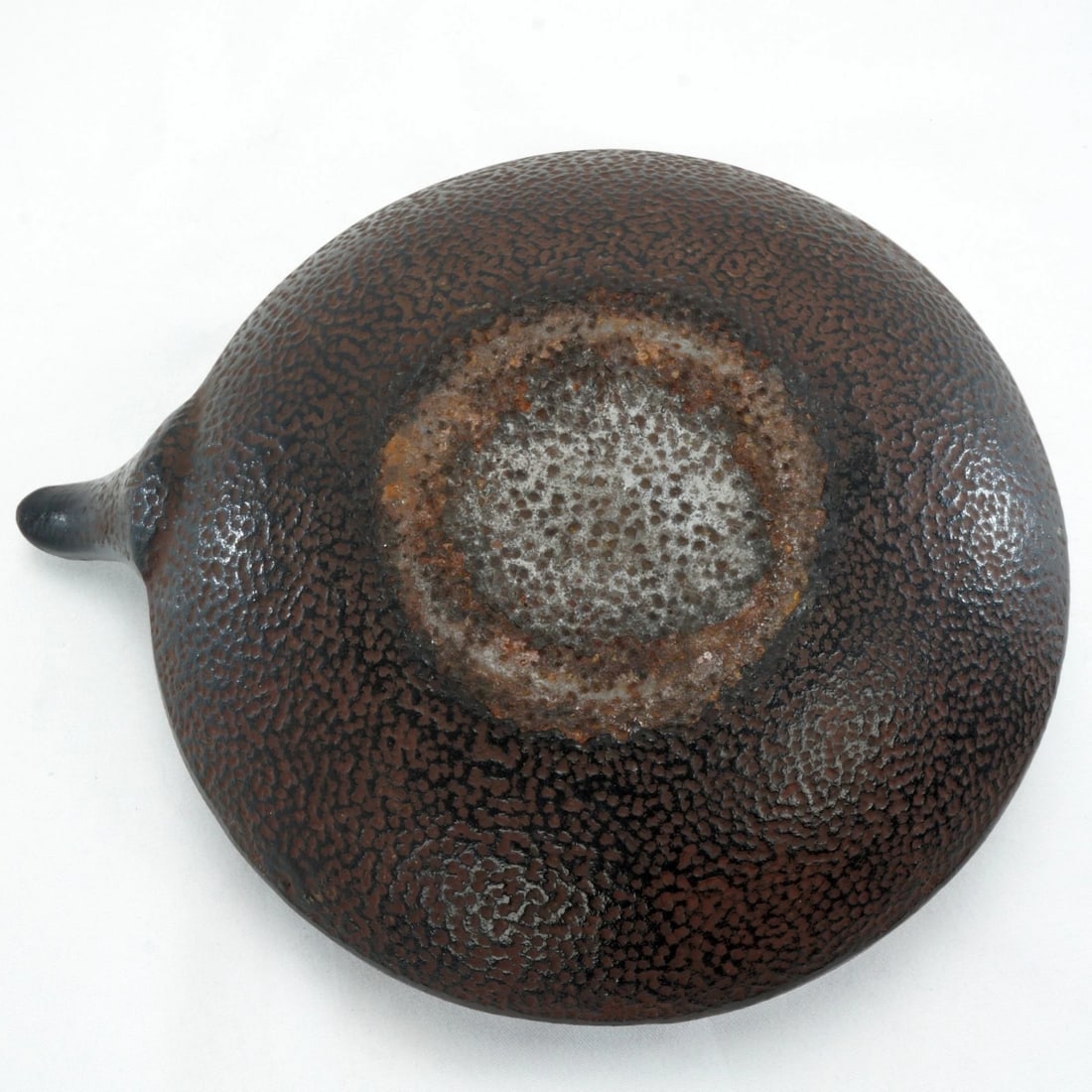 Vtg Japanese Cast Iron Teapot Three Friends - 10