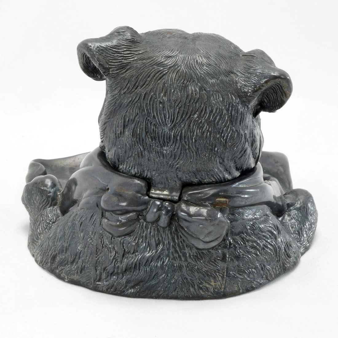 Antique Inkwell Jennings Brothers Pug Dog - 5