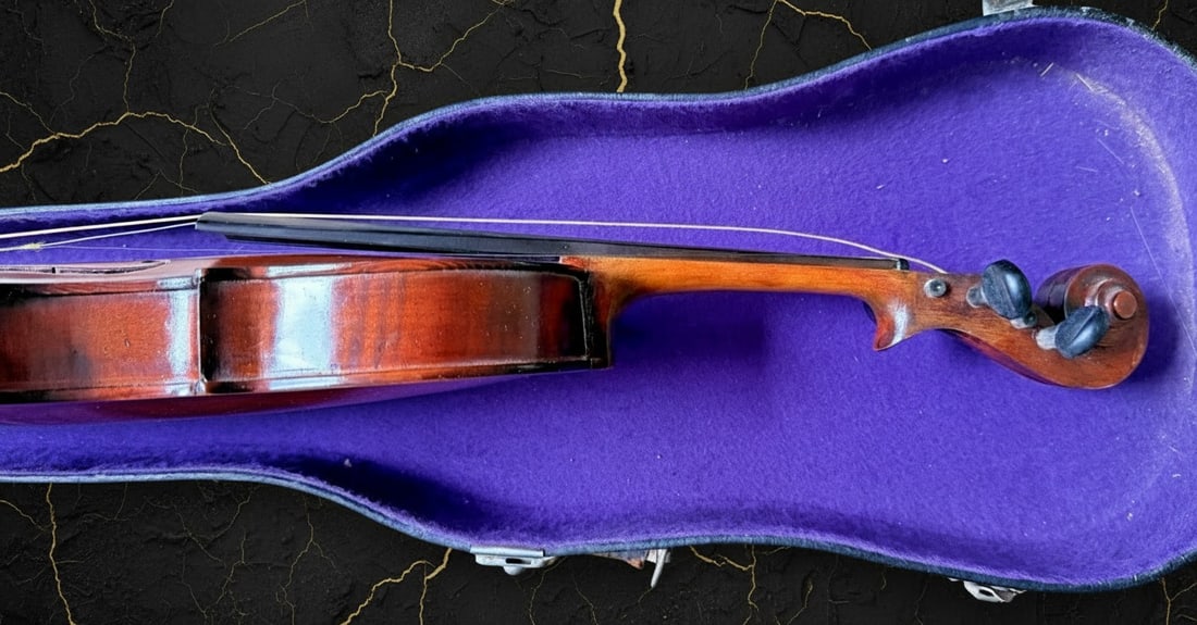 1916 Antique Violin Handcrafted Musical Instrument Medicine Hat Alberta - 10