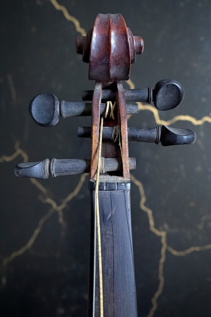 1916 Antique Violin Handcrafted Musical Instrument Medicine Hat Alberta - 12