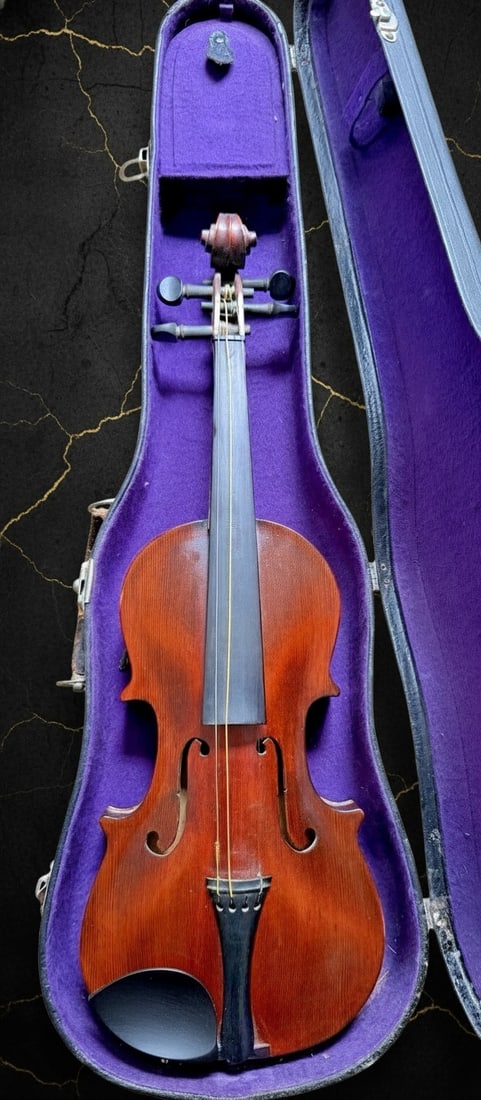 1916 Antique Violin Handcrafted Musical Instrument Medicine Hat Alberta - 5