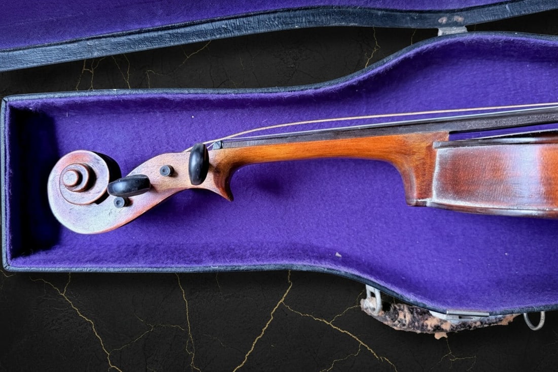 1916 Antique Violin Handcrafted Musical Instrument Medicine Hat Alberta - 7