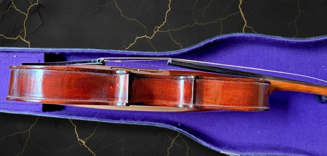 1916 Antique Violin Handcrafted Musical Instrument Medicine Hat Alberta - 9