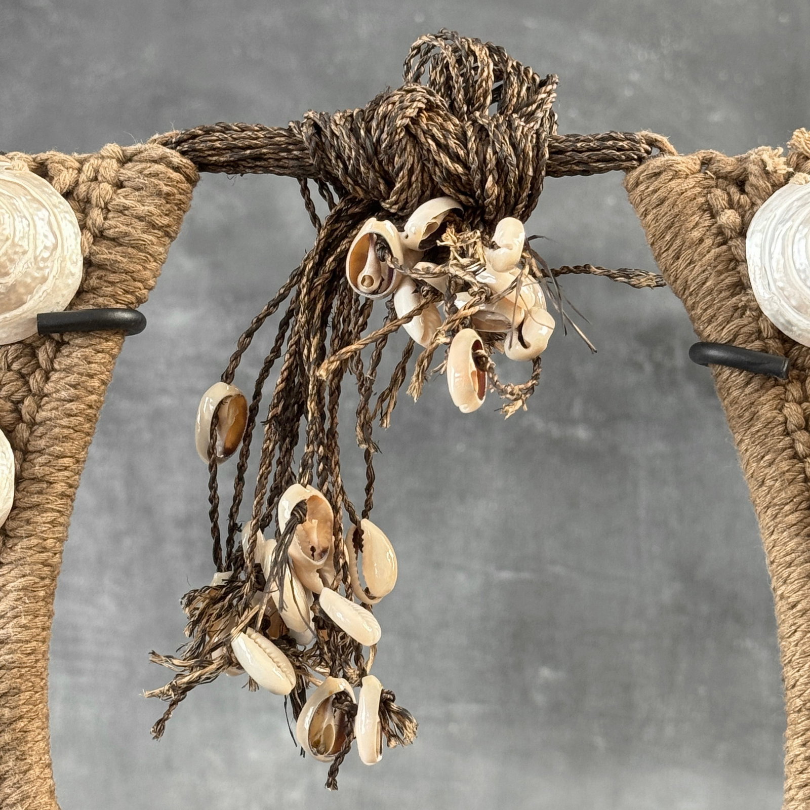 Decorative shell necklace on a custom stand - 10