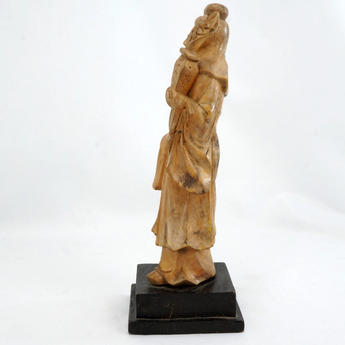 1930s Chinese Hardwood Carving Immortal - 3