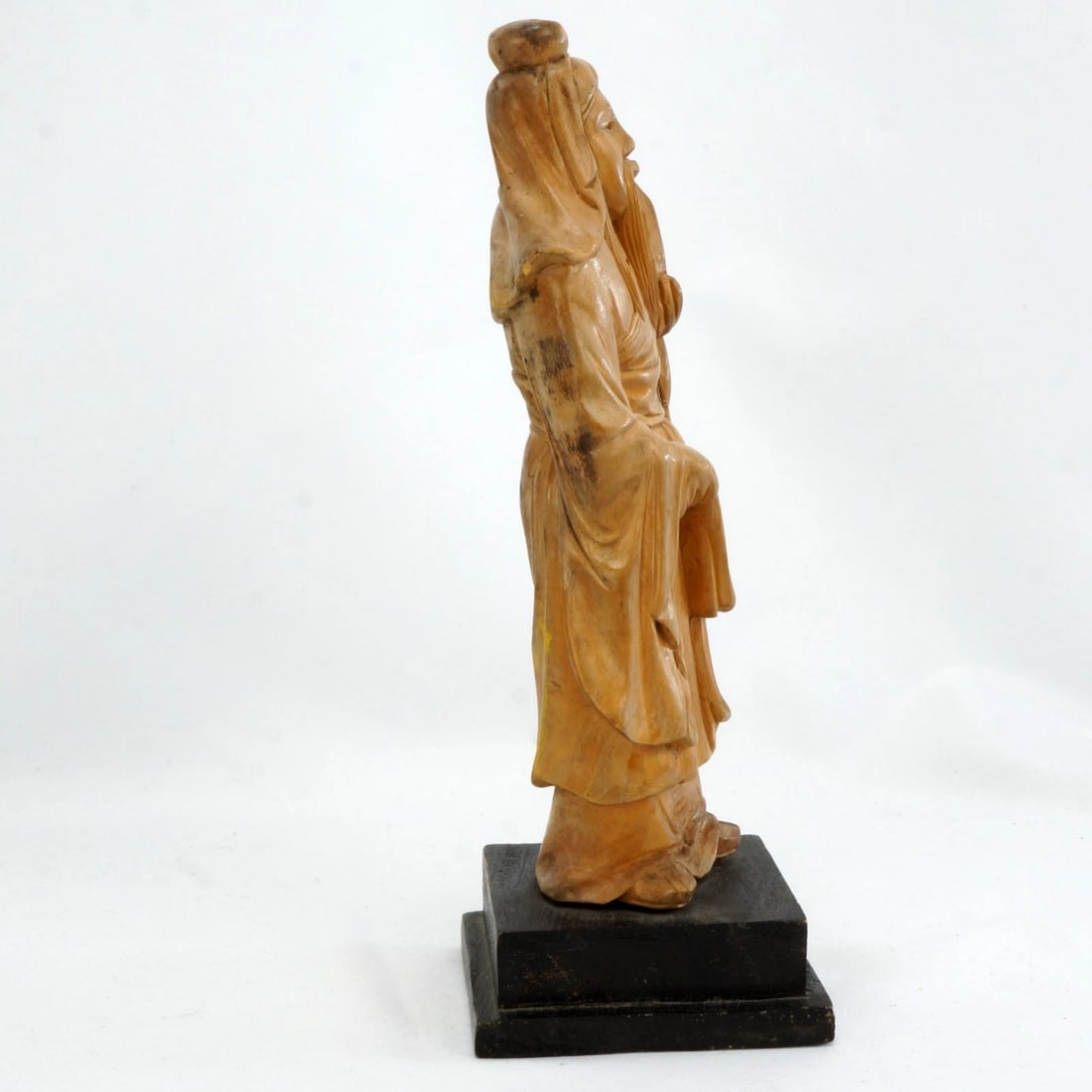 1930s Chinese Hardwood Carving Immortal - 5