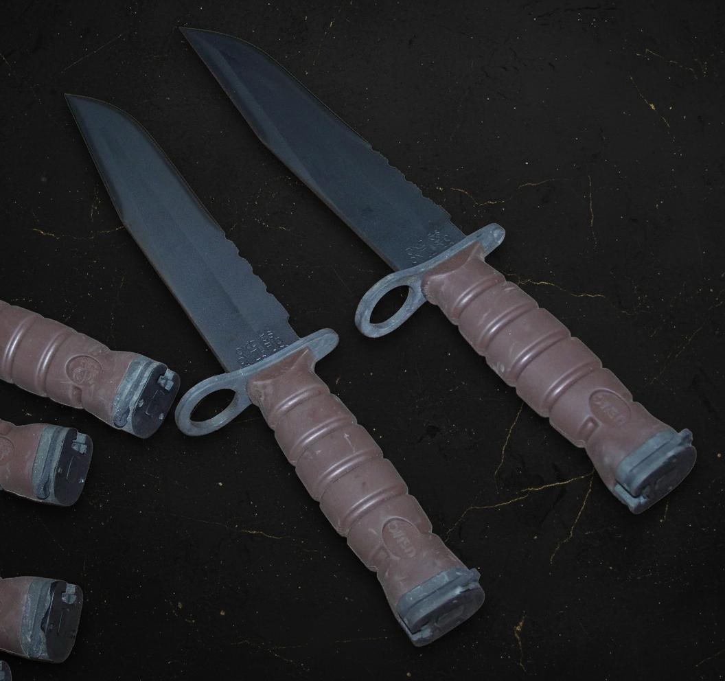 Genuine USMC OKC-3S Bayonet Knife Ontario Knife Co USA Made Surplus with MOLLE Sheath - 6