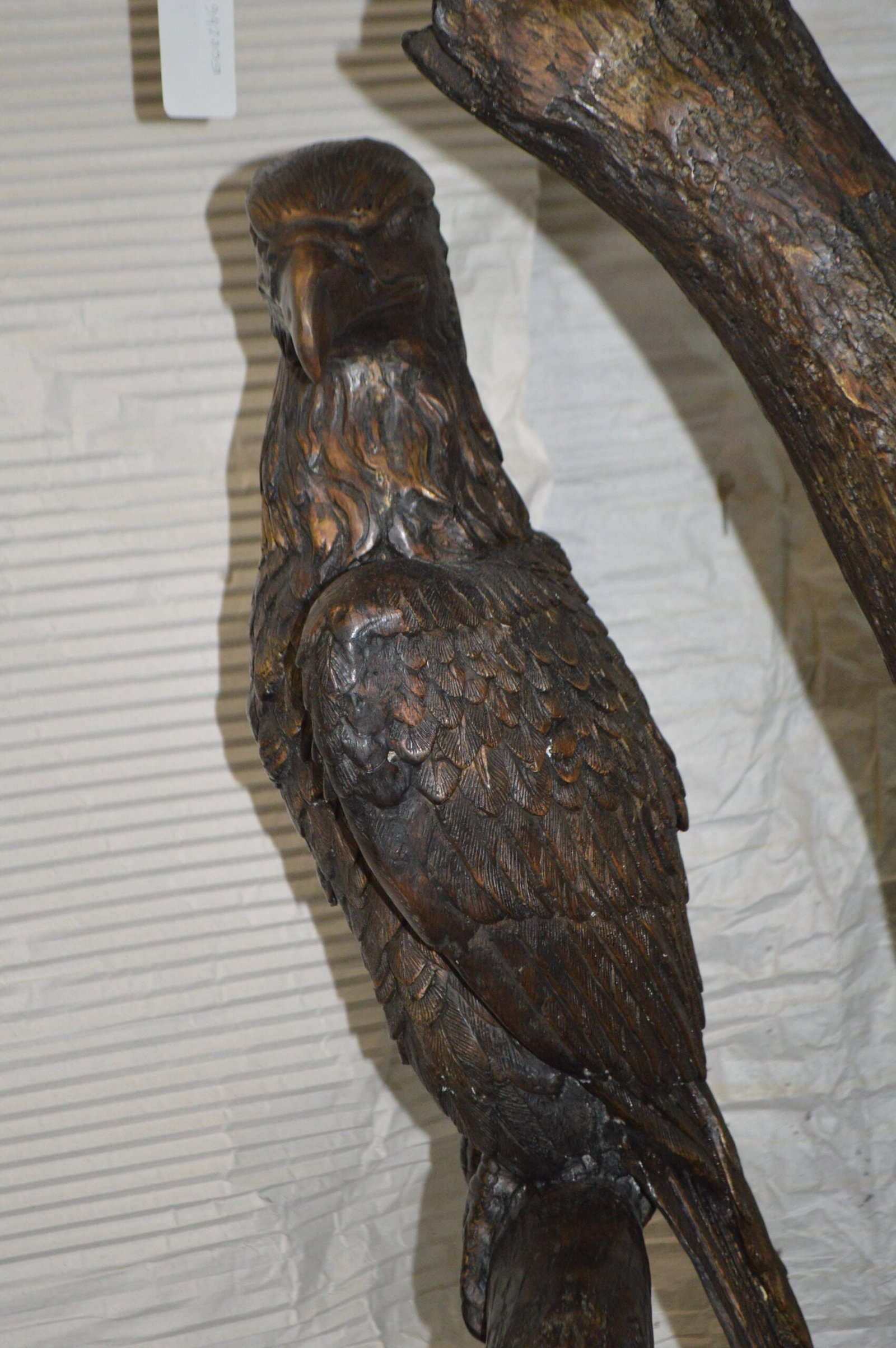 Two Eagles on a Tree - Size: 47"L x 30"W x 94"H. - 11