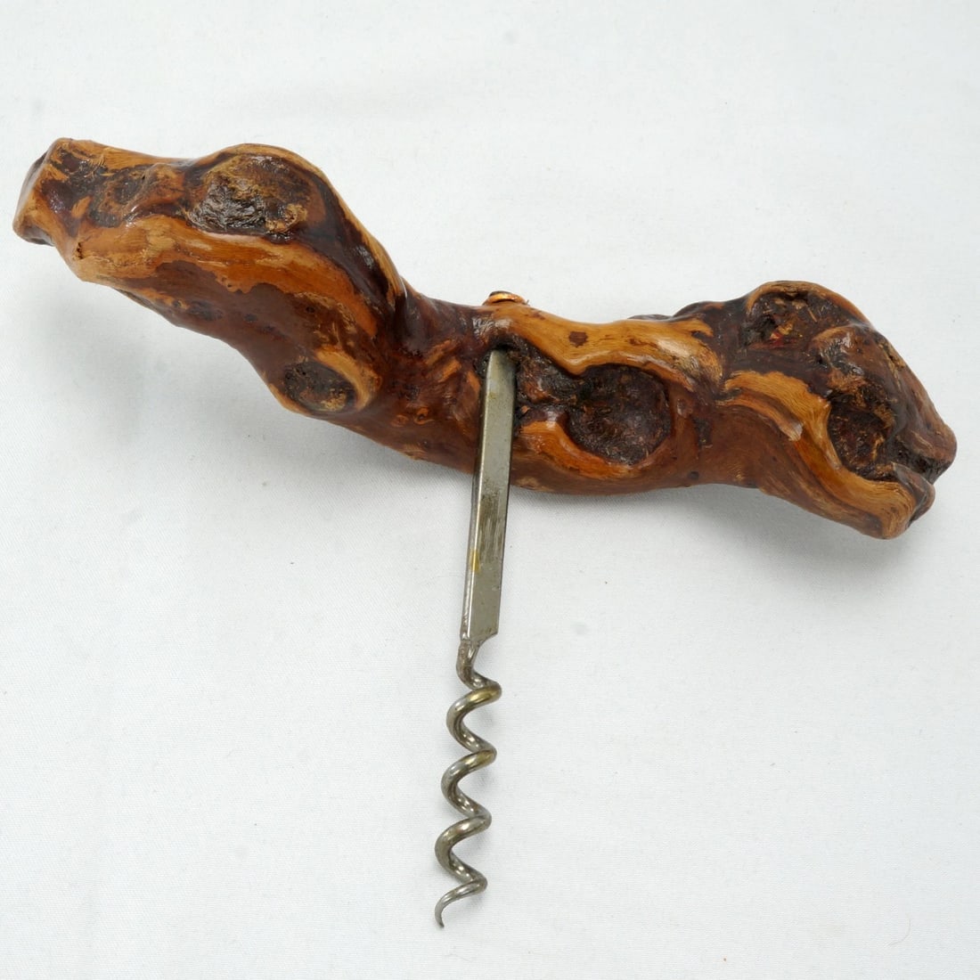 Vintage French Grapevine Root Corkscrew - 3
