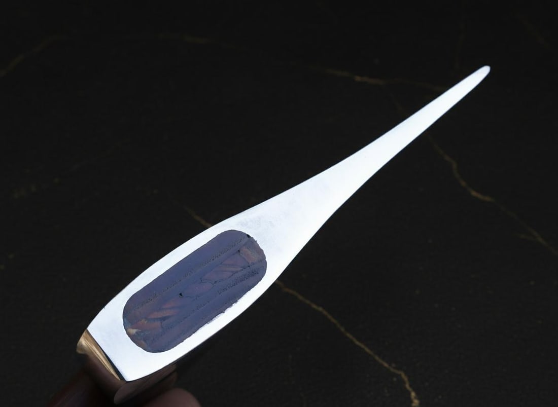 Hand Forged Carbon Steel Viking Axe with Engraved Ash Wood Handle & Sheath - 7