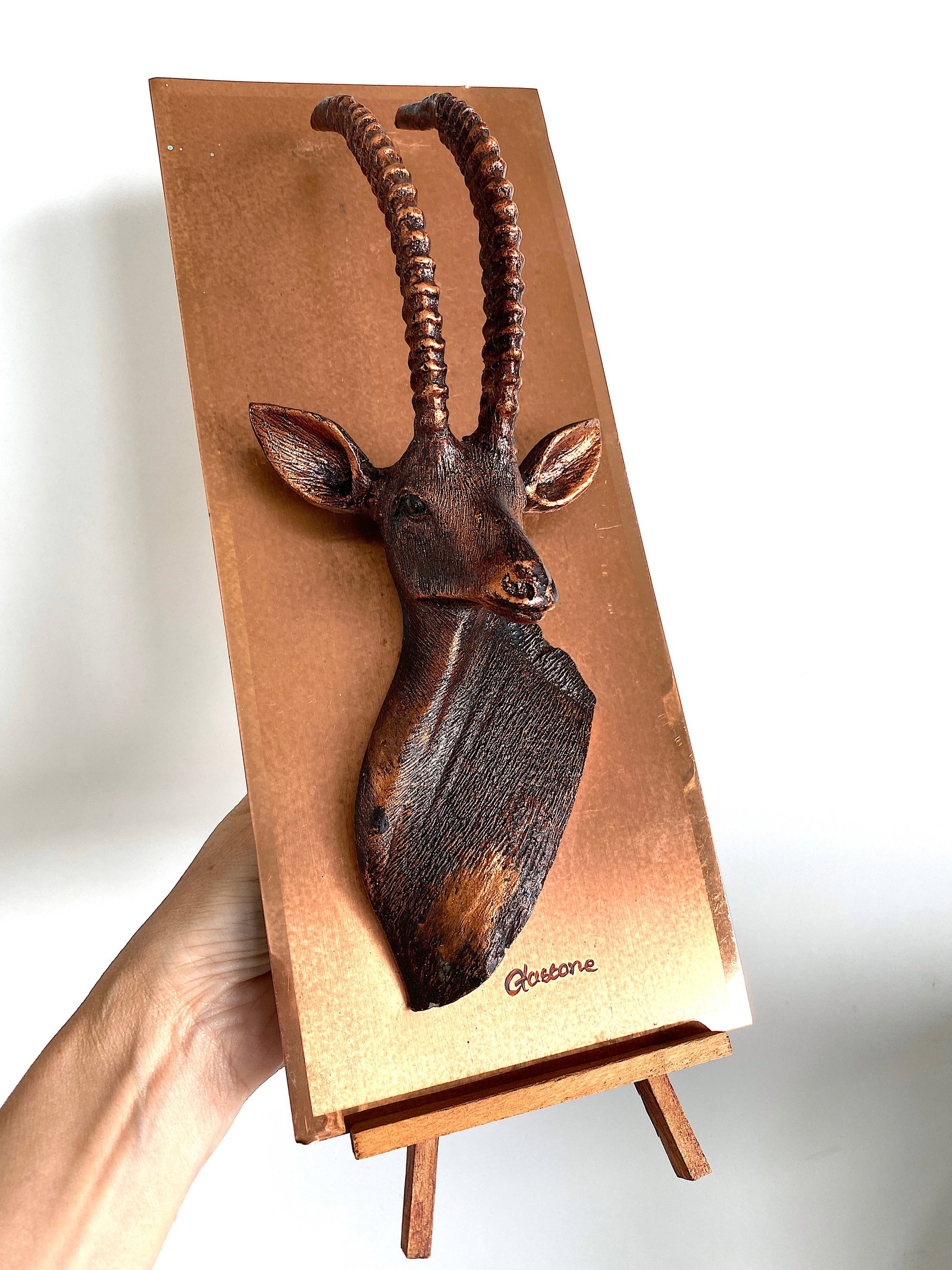 Grand Copper piece depicting an Antilope - 6