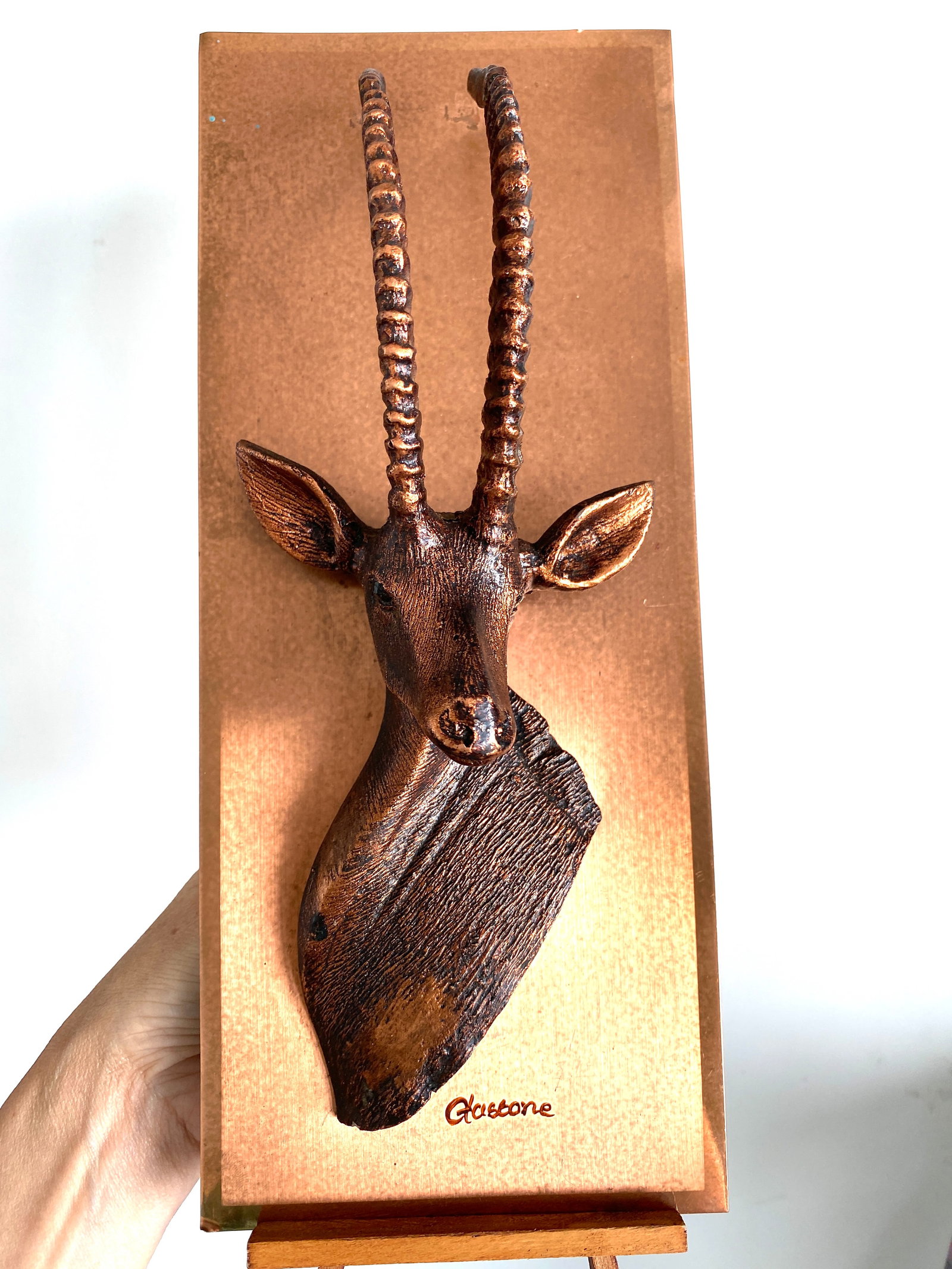 Grand Copper piece depicting an Antilope - 7