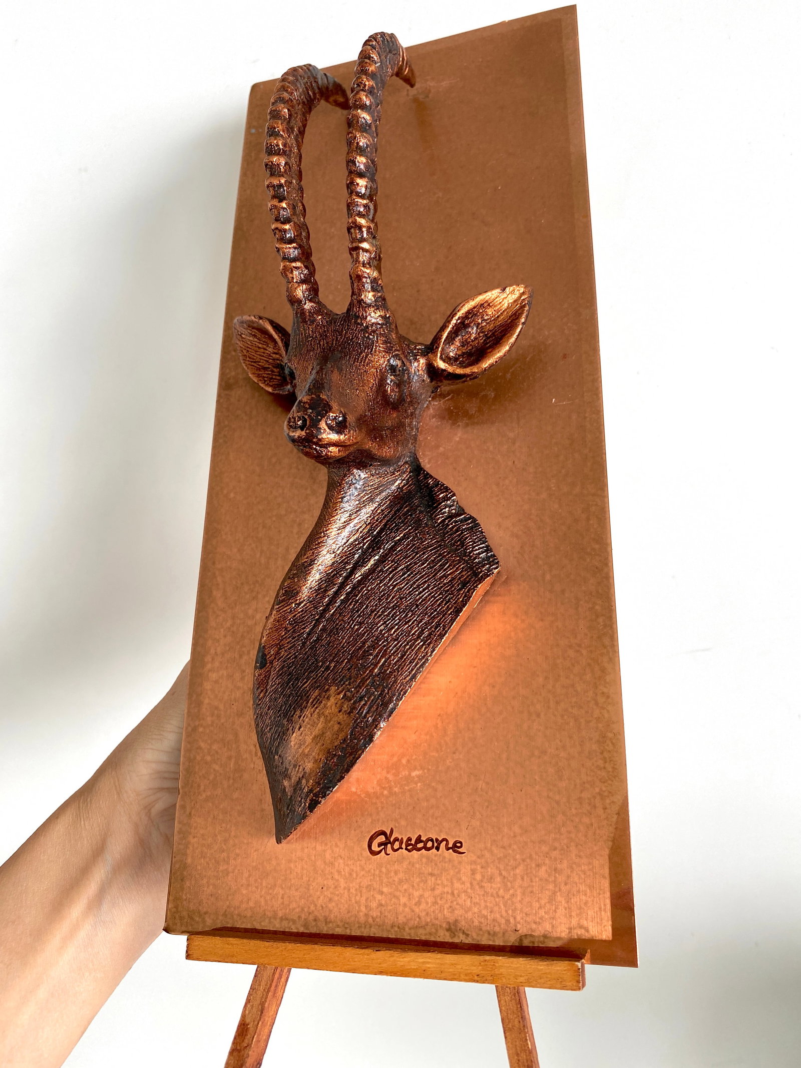 Grand Copper piece depicting an Antilope - 8