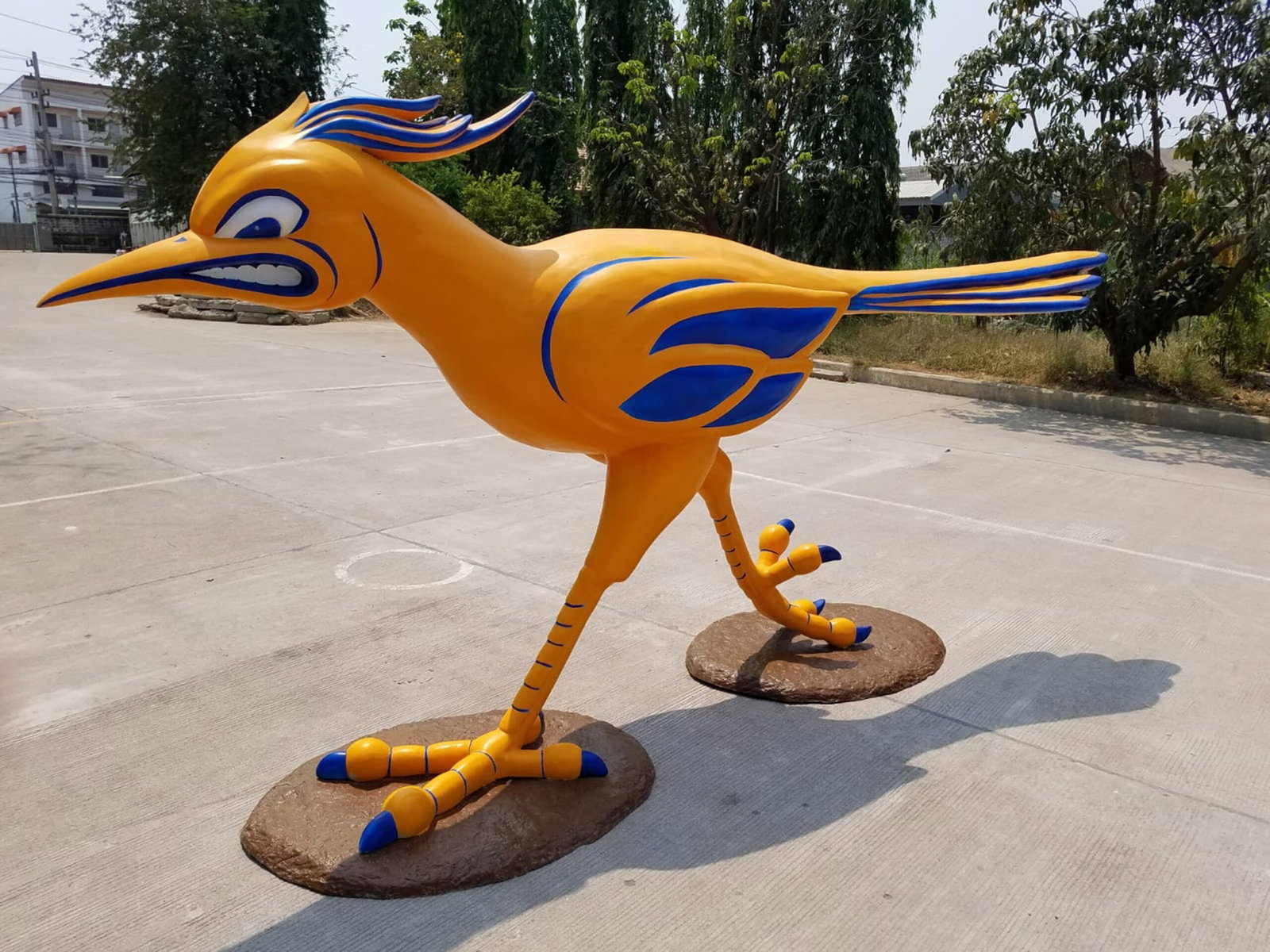 Giant Impressive Twelve Feet Long Roadrunner Bronze Statue 144" x 34" x 74"H - 4