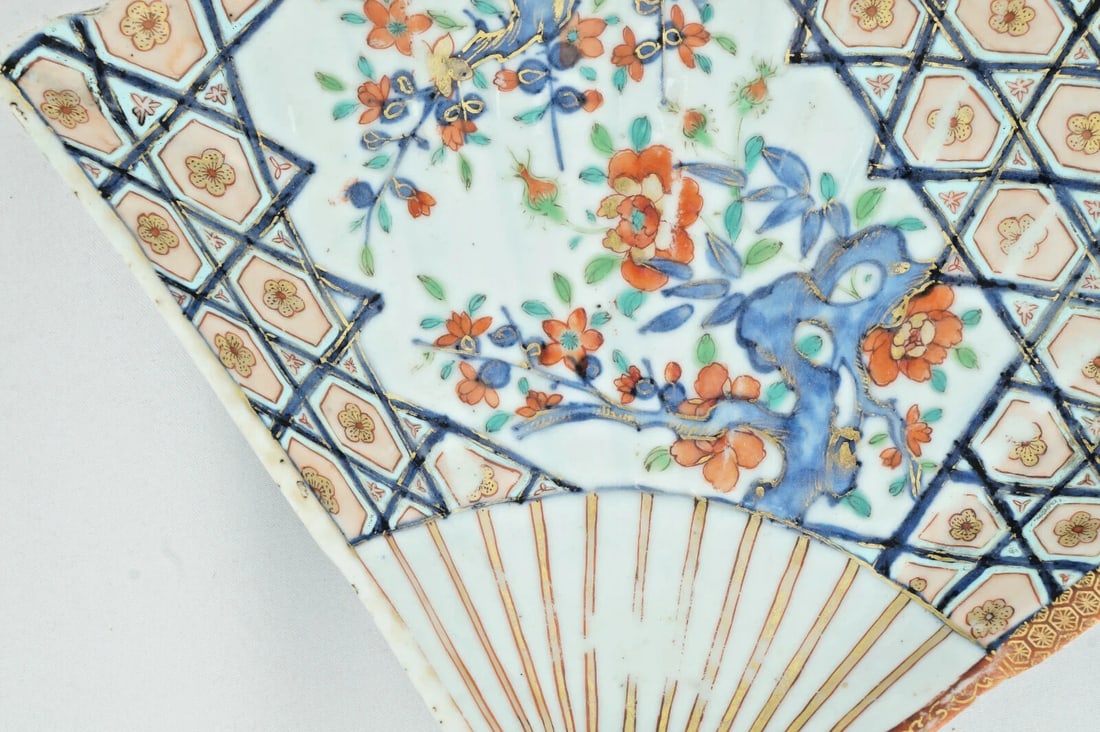 Kangxi Chinese Imari Fan Dish 1662-1722 - 3